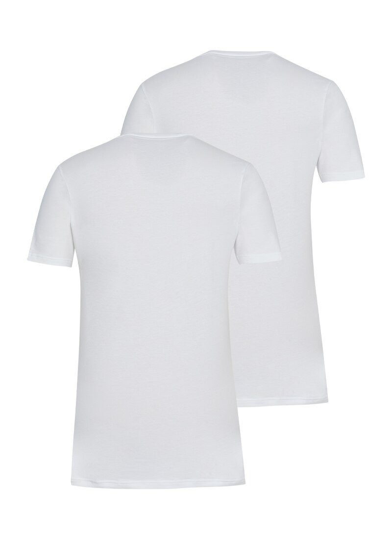 BlackSpade Funktionsunterhemd Herren Fein Baumwollunterhemd 2er-Pack - Weiß