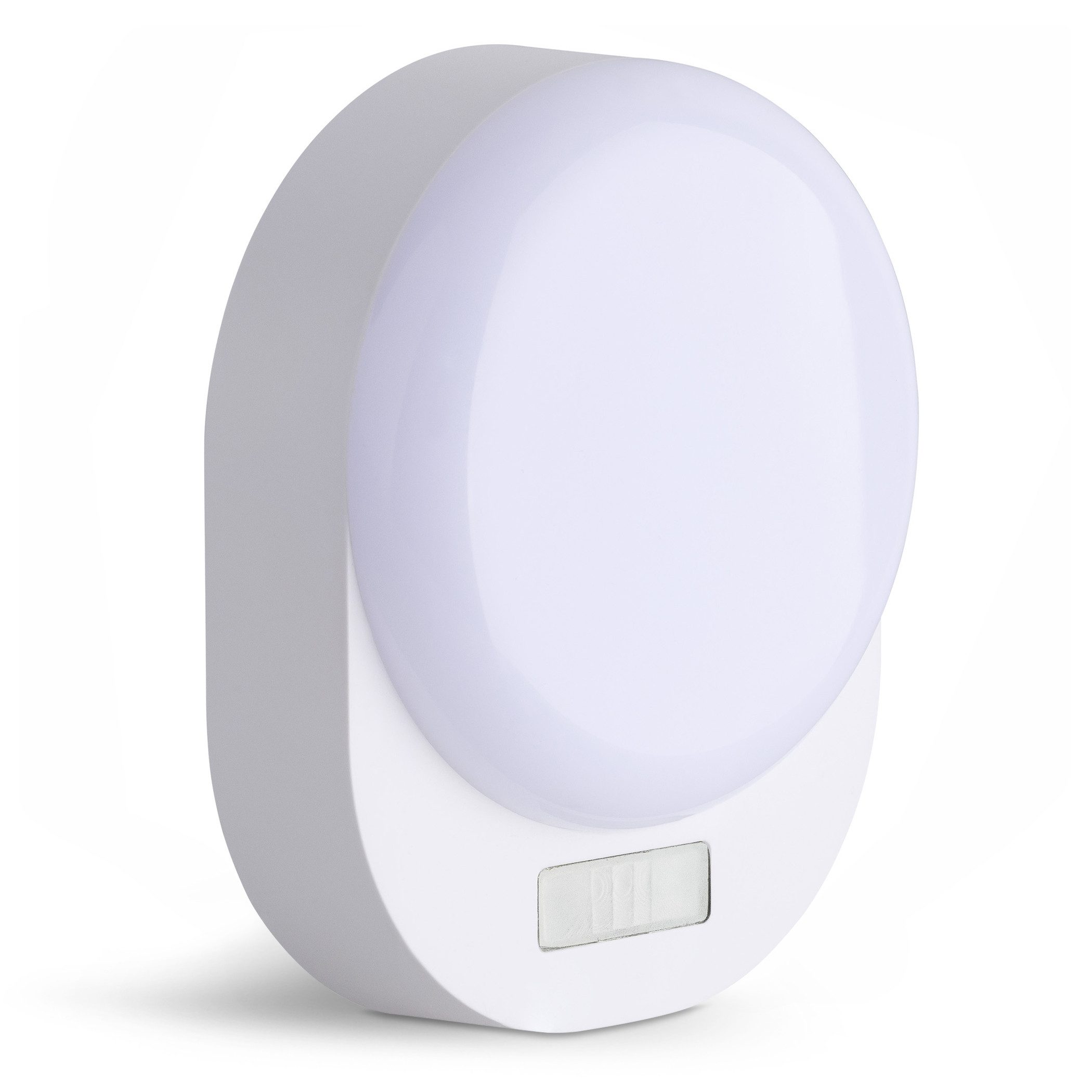 SEBSON LED Nachtlicht Orientierungslicht mit Bewegungsmelder Lichtsensor - Batteriebetrieb, LED integriert, warmweiß, Dämmerungssensor, Magnetpad (ohne Bohren), Ein- Ausschalter