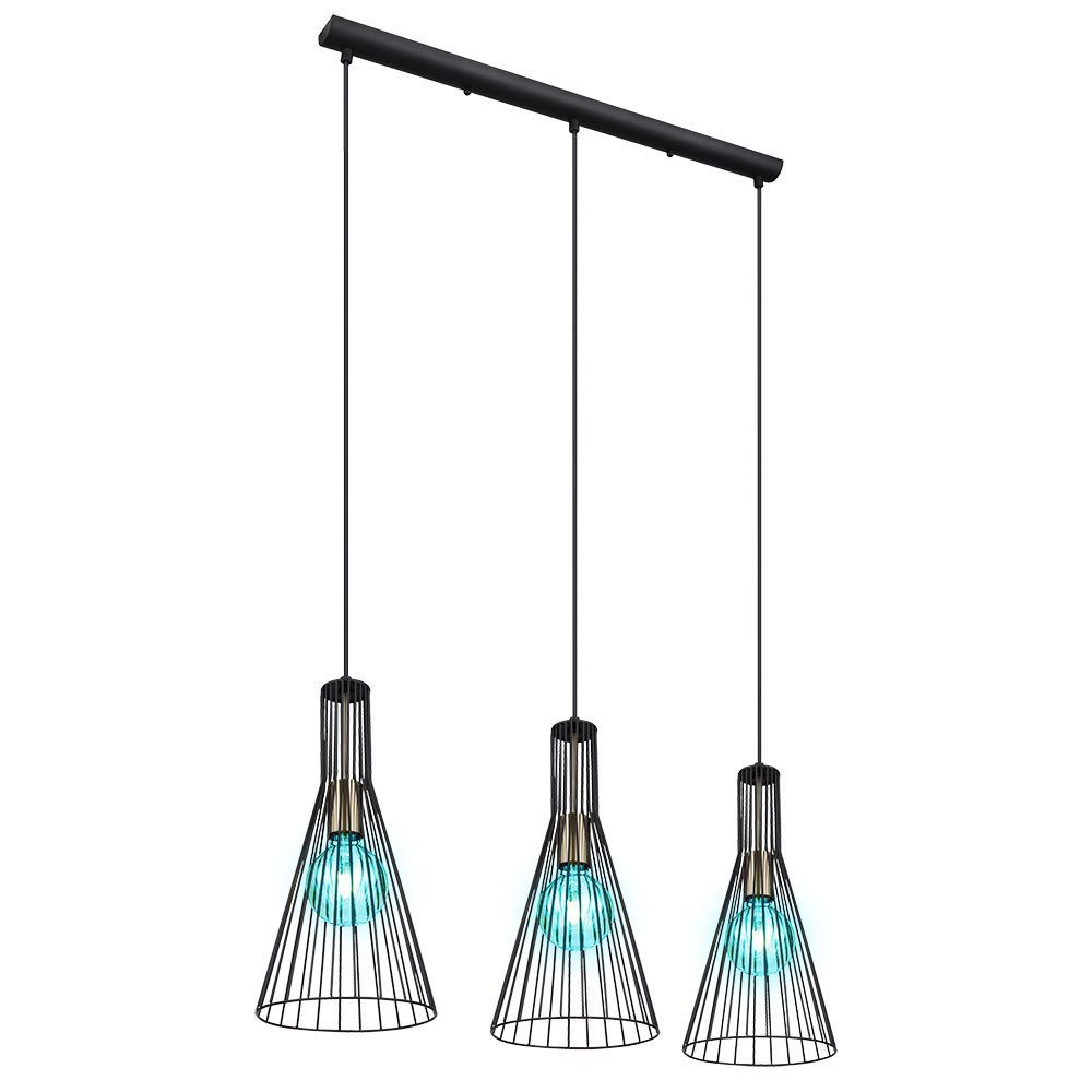 GLOBO LIGHTING LED-Hängeleuchte, Leuchtmittel inklusive, Warmweiß, Farbwechsel, Pendellampe Hängelampe Esstischleuchte dimmbar Fernbedienung RGB LED