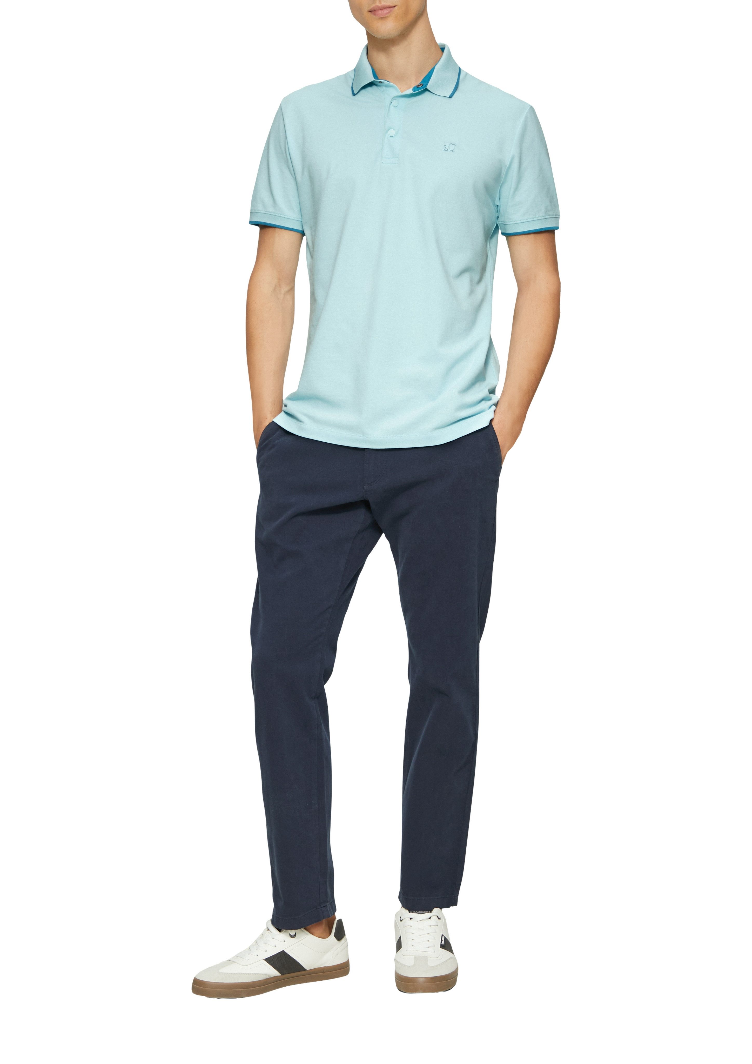 s.Oliver Poloshirt mit Kontrast-Details günstig online kaufen