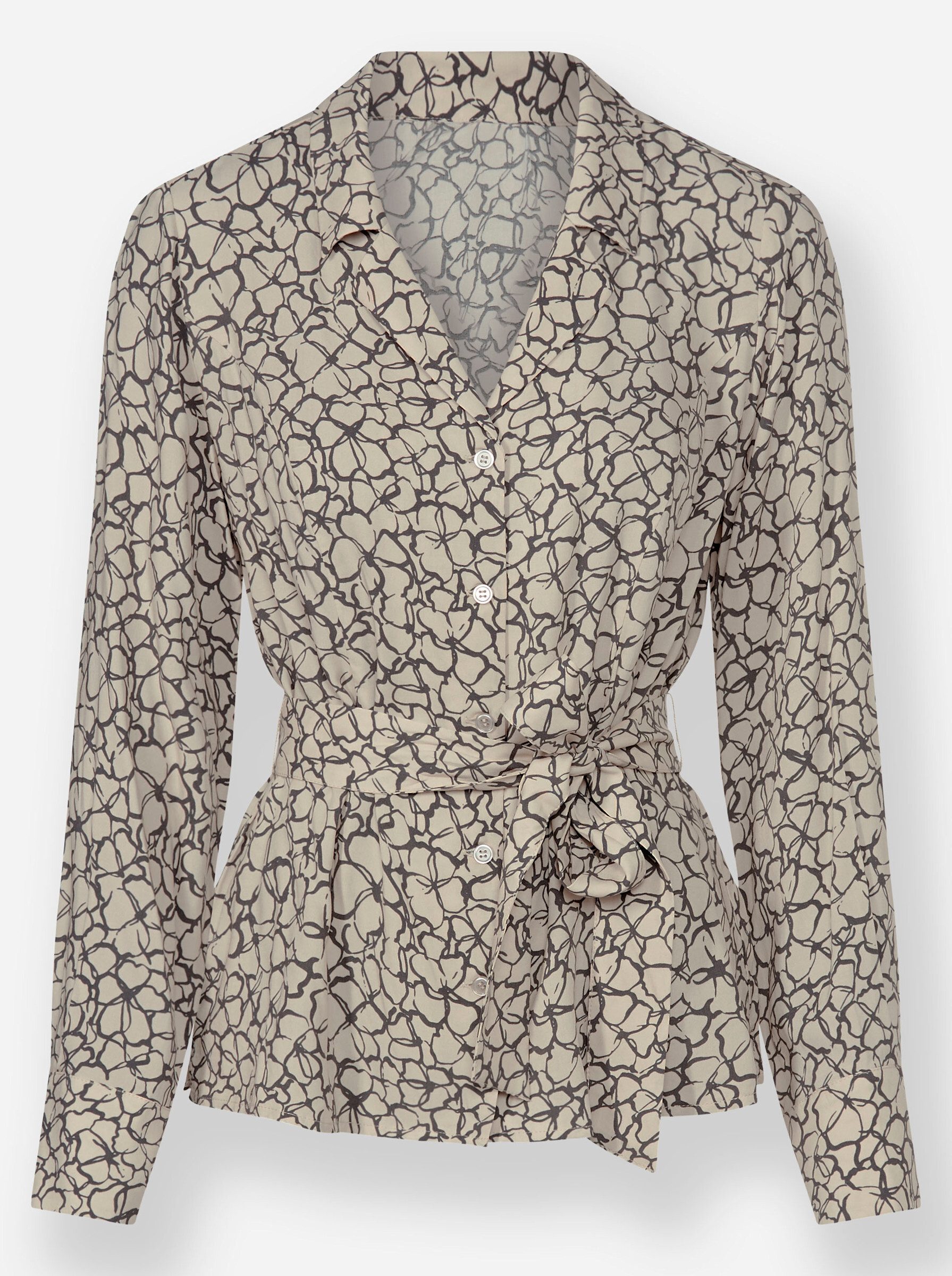 heine Klassische Bluse Druckbluse Langarm