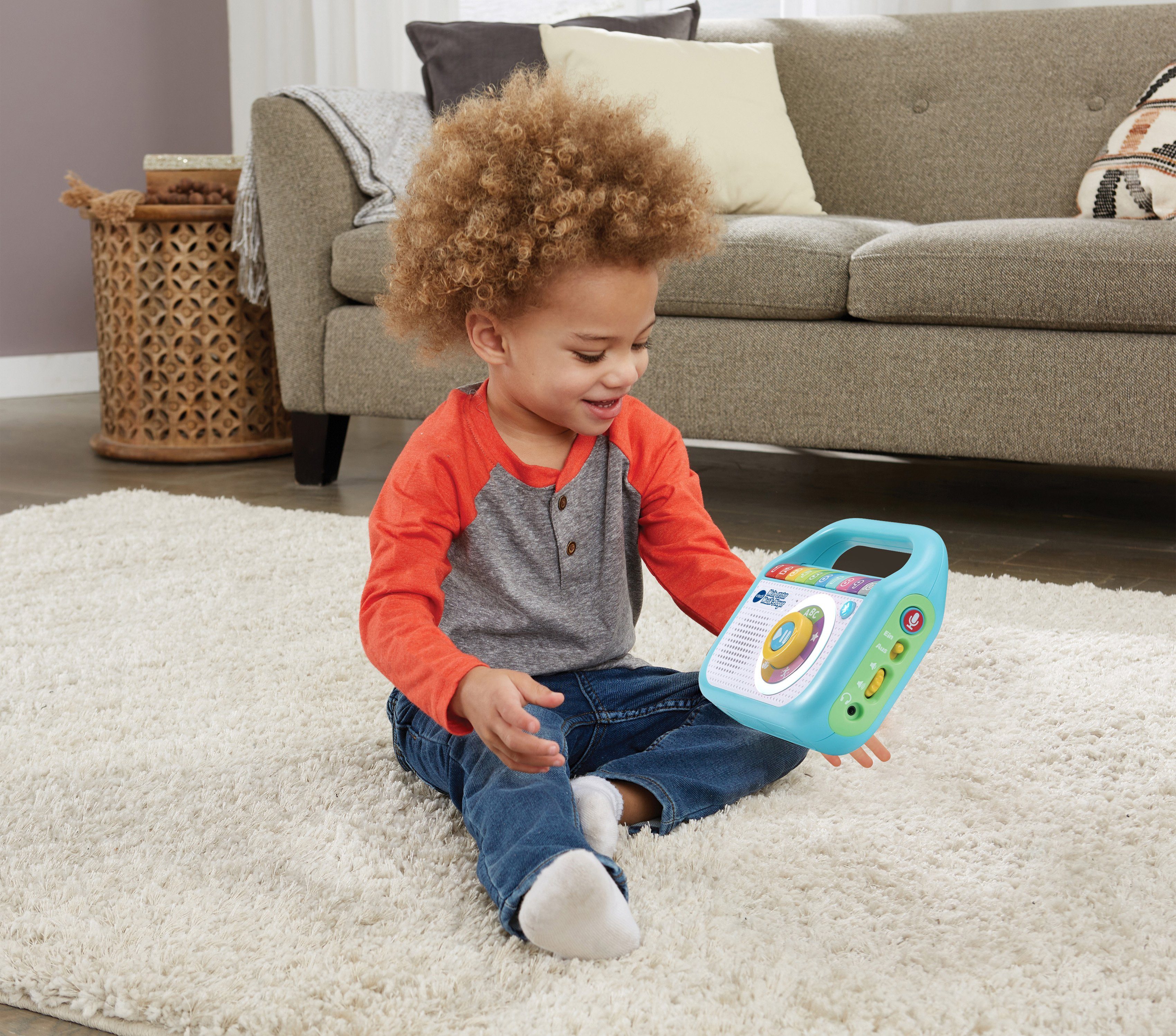 Vtech® Lernspielzeug Vtech Baby, Mein erster Musik-Player, blau, mit Lichteffekten