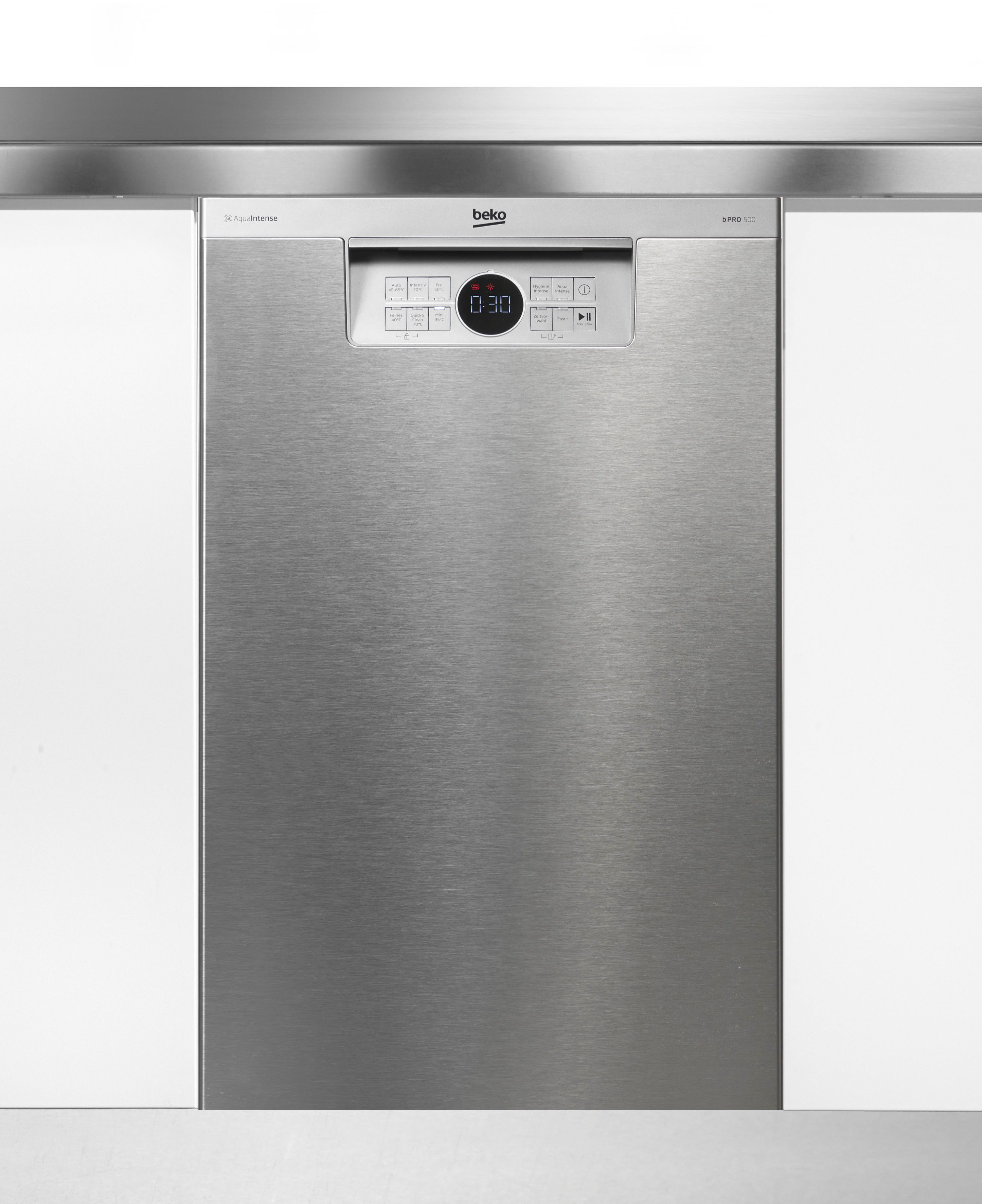 BEKO Unterbaugeschirrspüler BDUS26040XQ 7686201635, 10 Maßgedecke, XL-Geschirrspüler mit 81,6 cm Höhe – ideal für hohe Arbeitsplatten