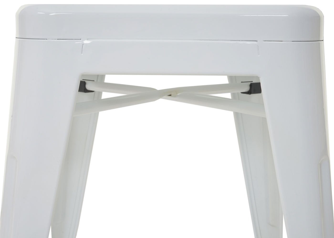 Stuhl: Maximale MCW-A73-H-2 Stapelbar, kg pro MCW Barhocker Belastbarkeit 2er), weiß (Set, 120