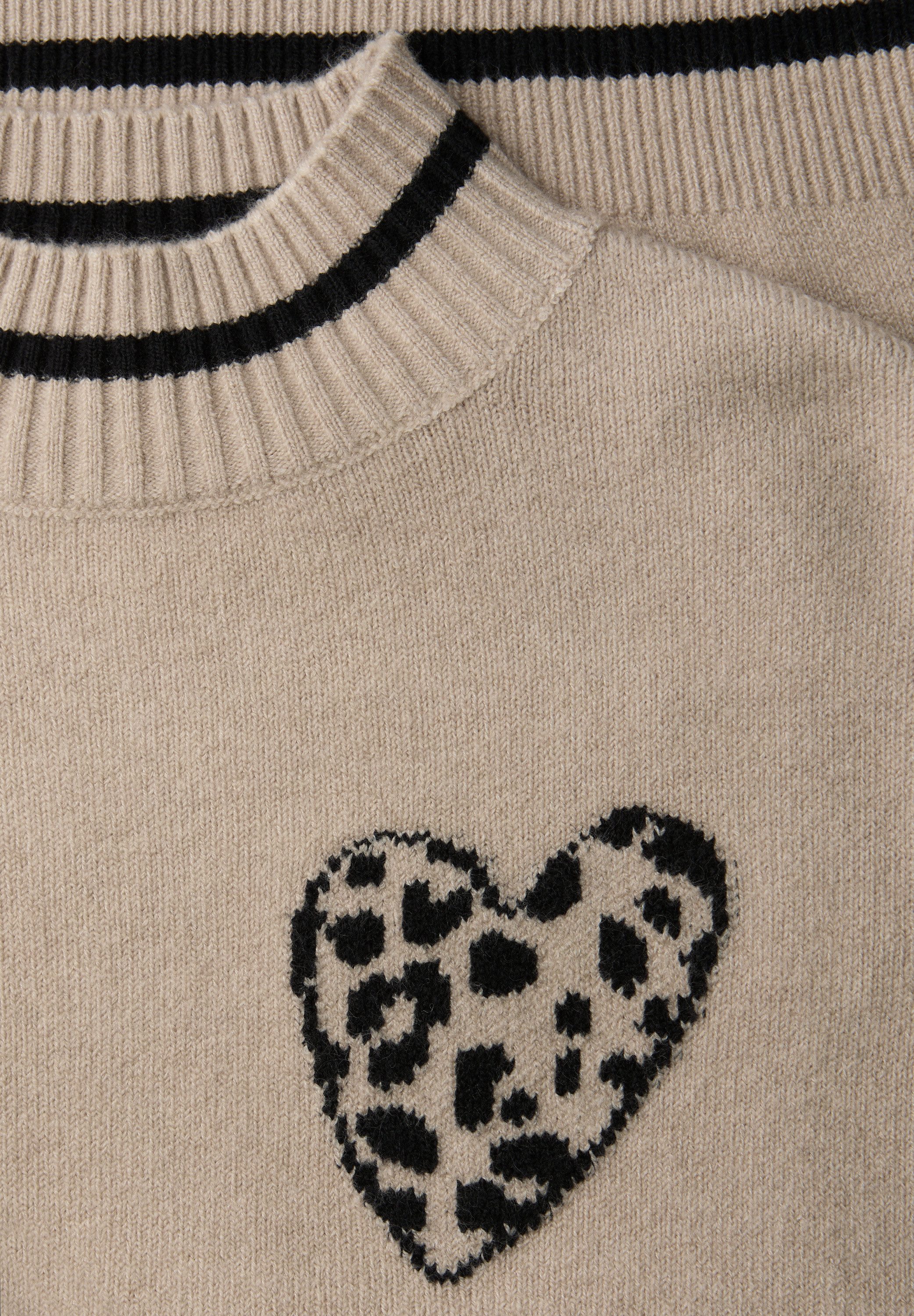 STREET ONE STUDIO Longpullover mit Leomuster