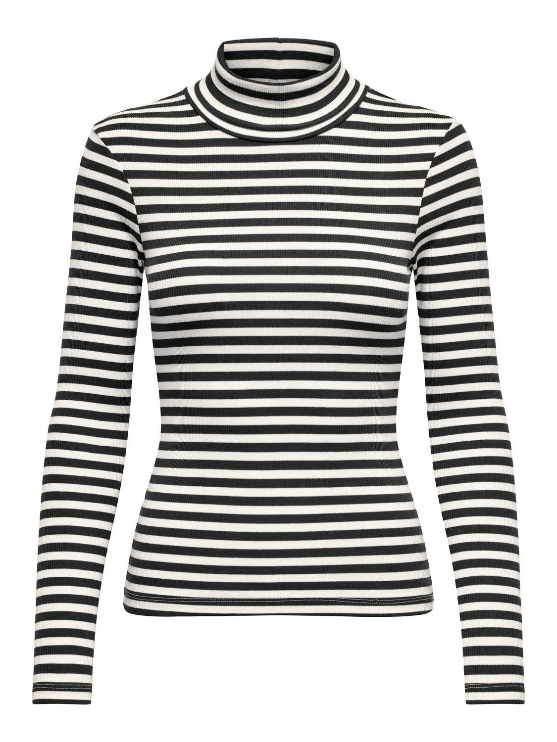 ONLY Rollkragenshirt ONLELINA L/S ROLLNECK TOP JRS