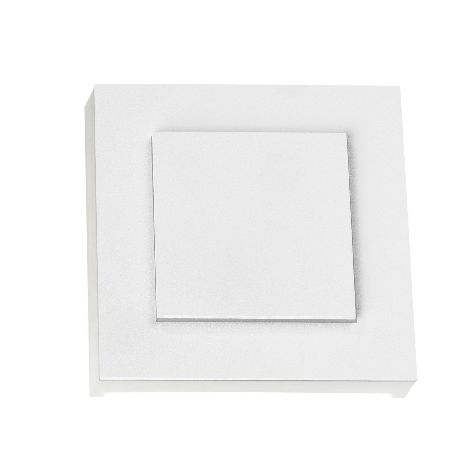 LEDANDO Treppenbeleuchtung weiß eckig in Einbaustrahler Schalterd LED / LED DUPLEX Wifi für weiss