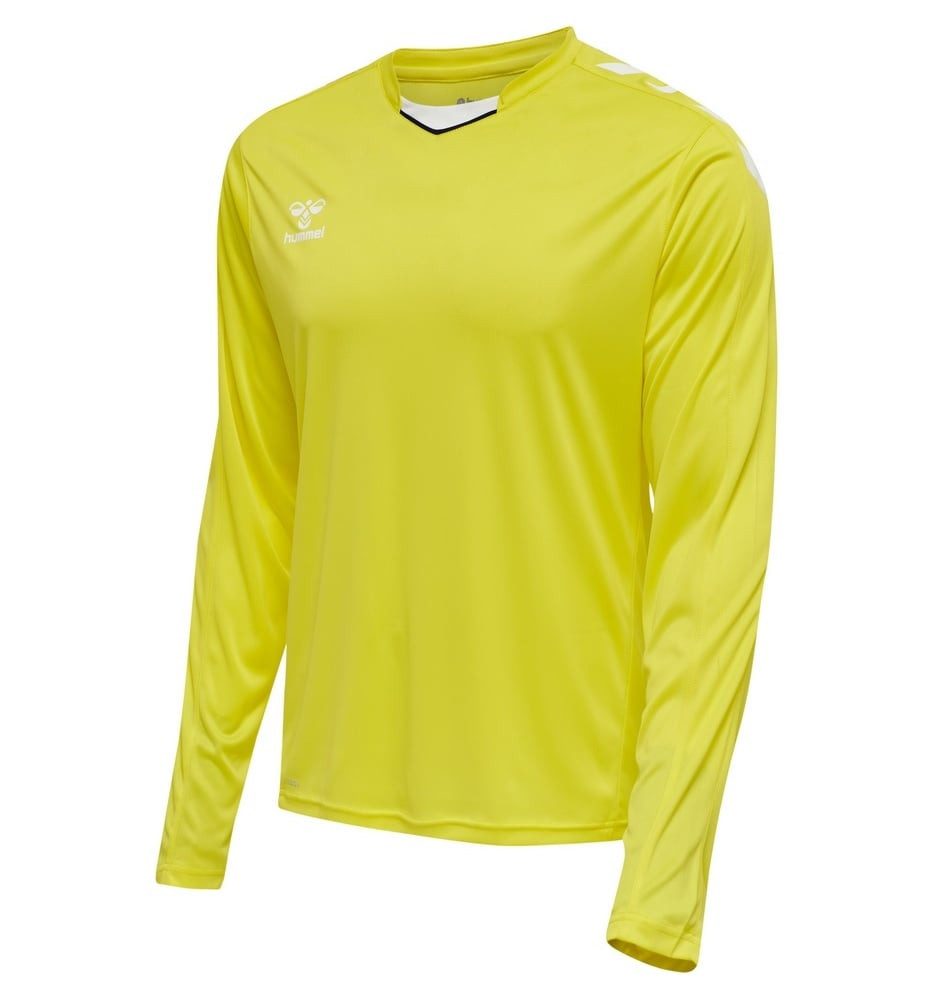 Langarmshirt hmlCORE XK Poly Jersey (Interlock-Stoff) gelb Herren