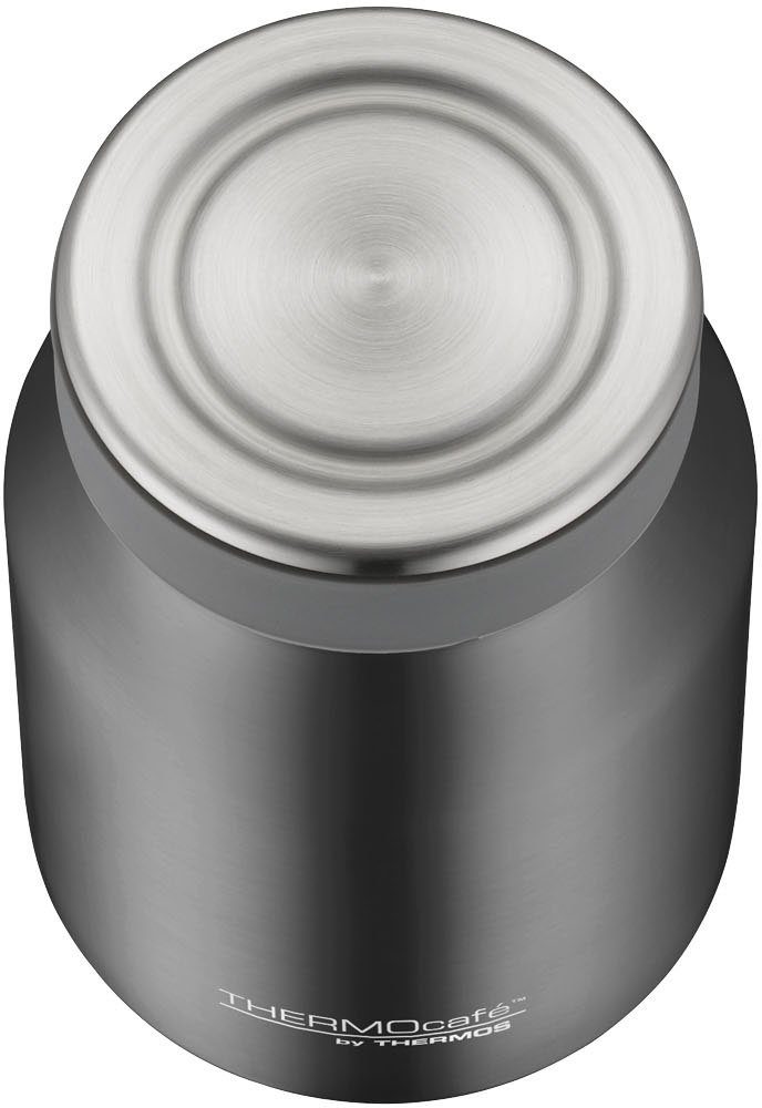 Liter THERMOS Stone Edelstahl, ThermoCafé, 0,5 grey Thermobehälter (1-tlg),