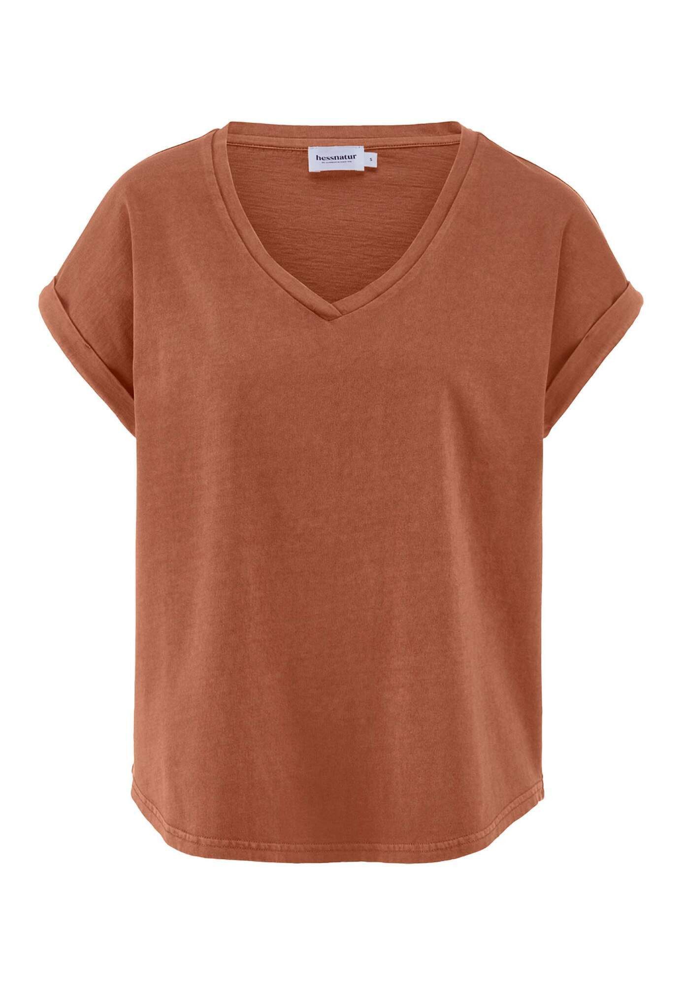 Hessnatur T-Shirt aus reiner Bio-Baumwolle (1-tlg) günstig online kaufen