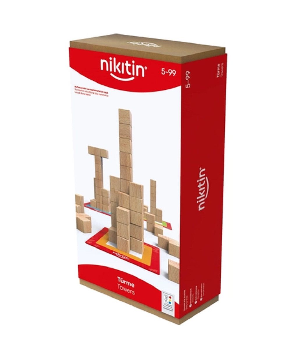 Nikitin Lernspielzeug Nikitin Material Lernspiel N 11 Türme- super für Kids (45-St)
