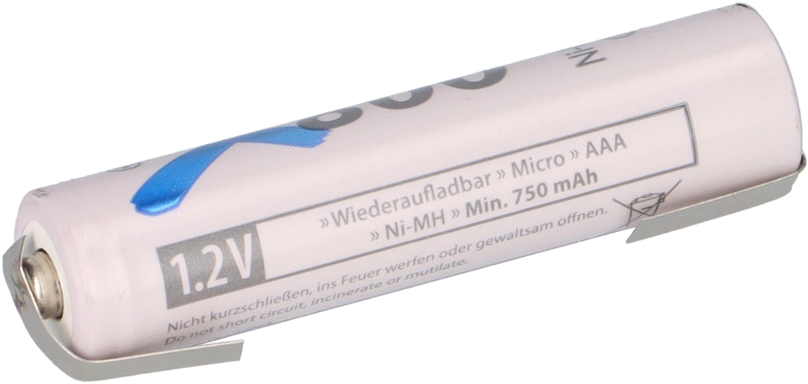 XCell XCell AAA Micro Akku LSD Plus Ni-MH 1,2V 800mAh U Lötfahne Akku