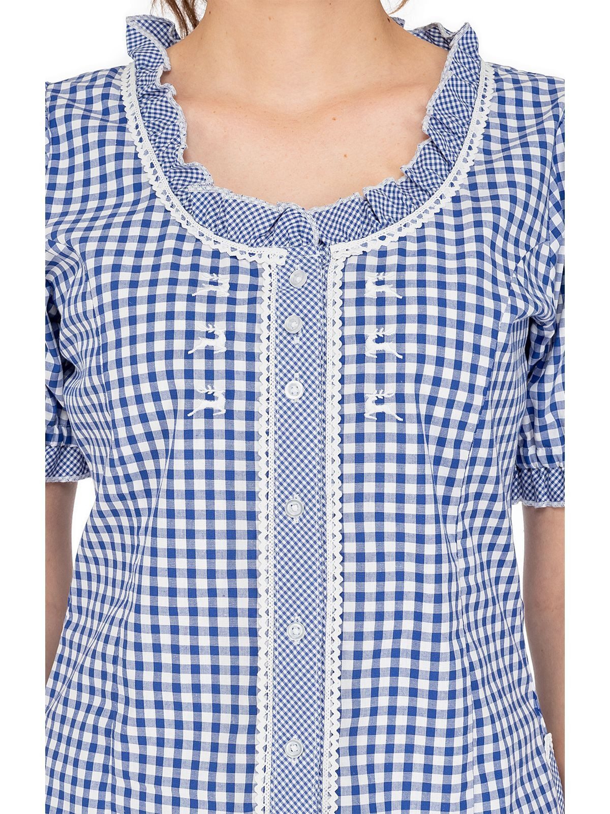 OS Trachten Trachtenbluse 451021-2602 (1-tlg) günstig online kaufen