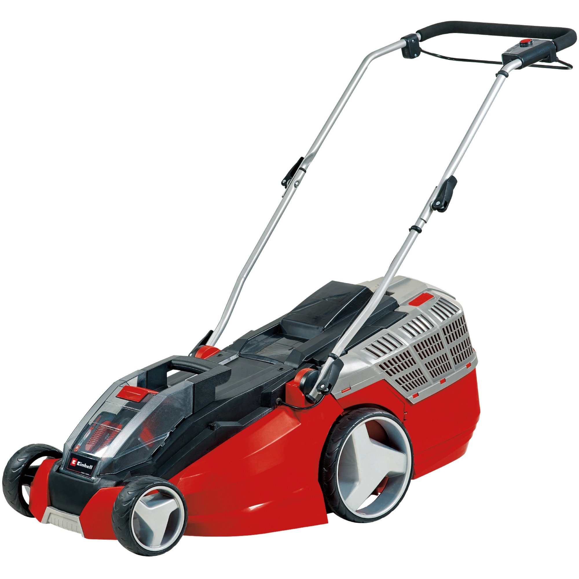 Einhell Akkurasenmäher EINHELL Akku-Rasenmäher GE-CM 43 Li M Kit, 18Volt, 43 cm Schnittbreite, (2x Li-Ionen Akku 4,0Ah)