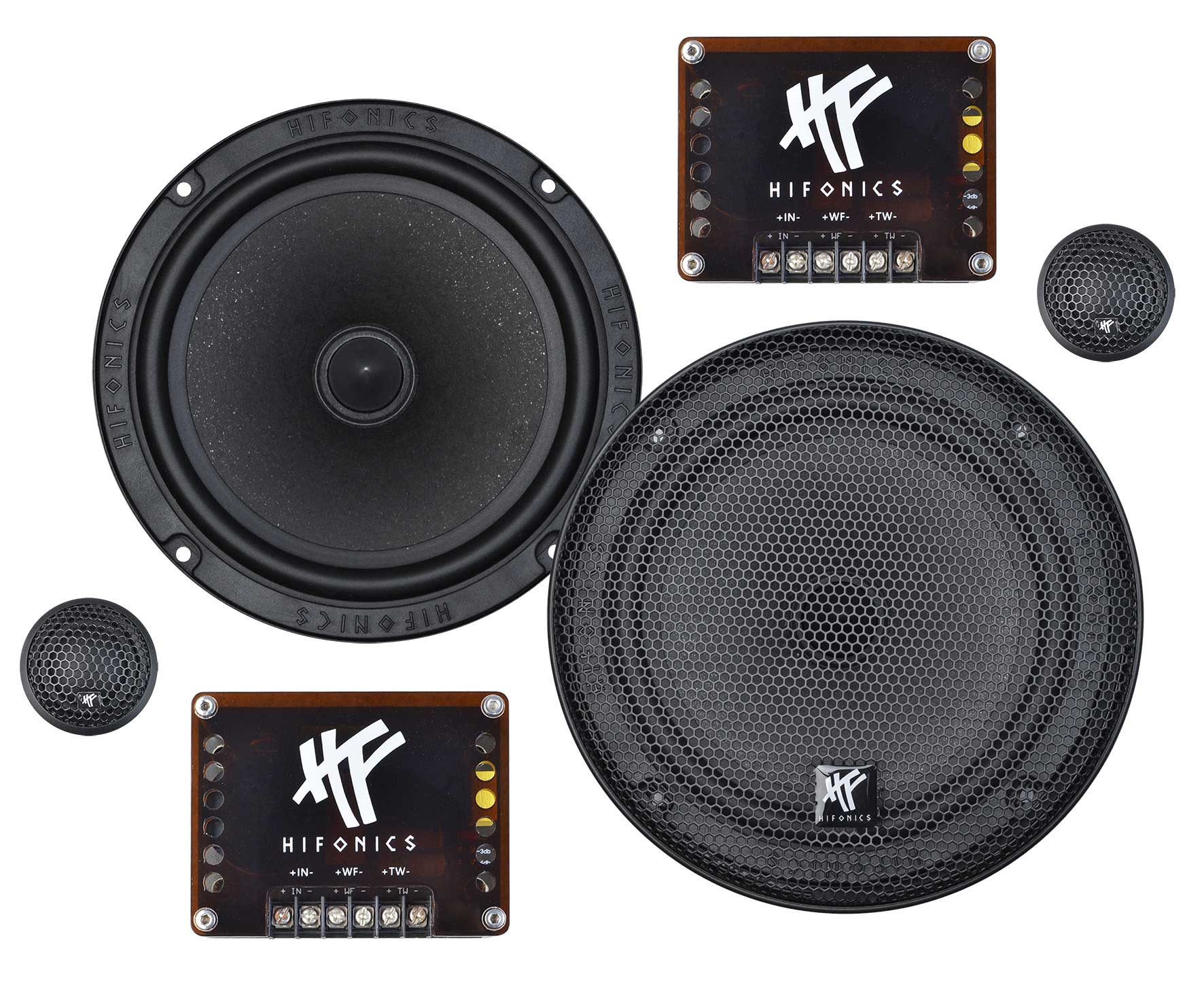 Hifonics Titan TRX6.2C, 16,5 cm (6,5) 2-Wege Komponenten-System Auto-Lautsprecher (100 W)