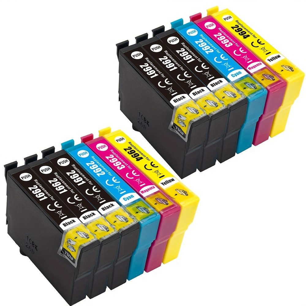 kamo kompatibel mit Epson 29/29XL Drucker Tintenpatrone (Packung, 12-tlg)