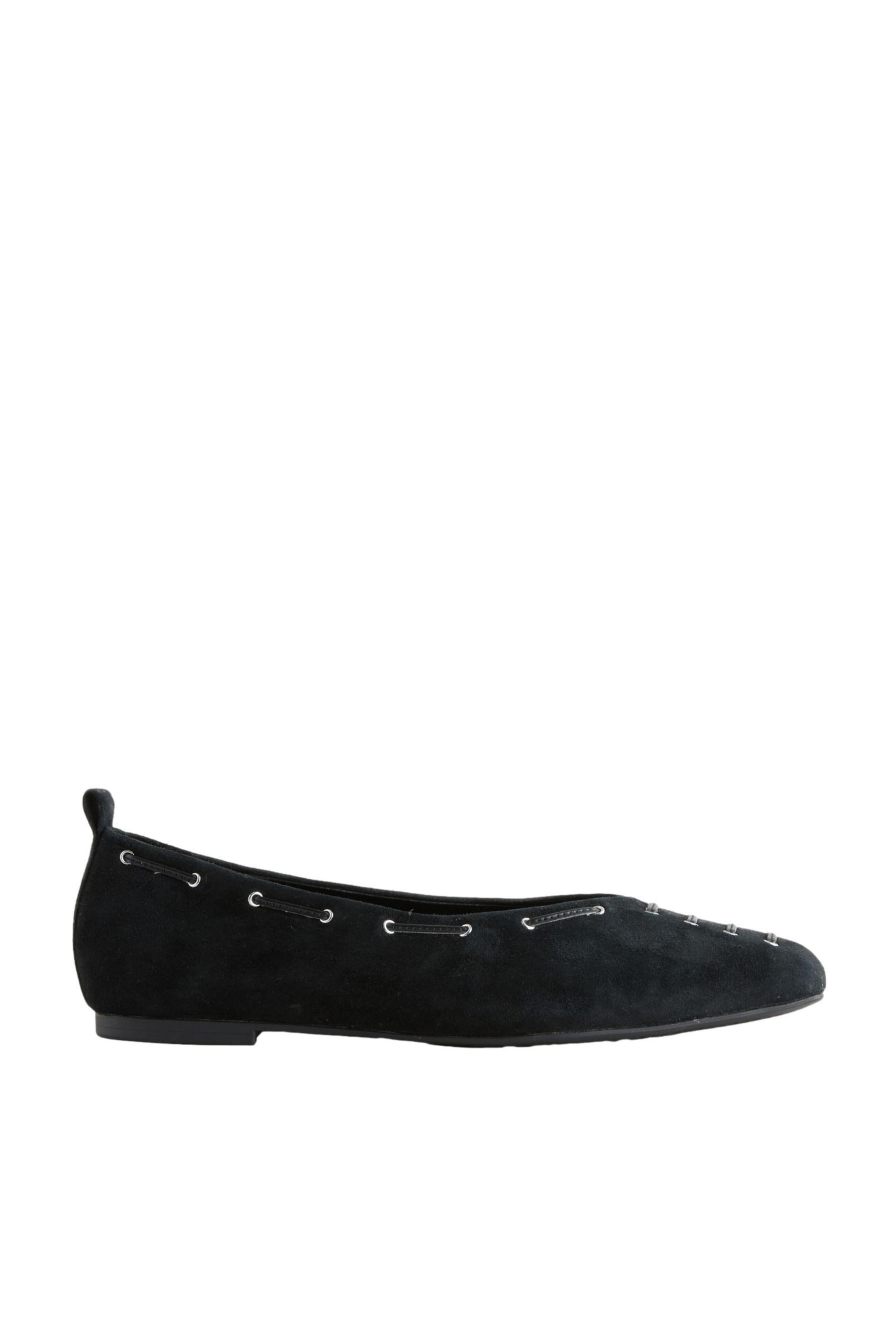 Next Forever Comfort® flache Ballerinas, Veloursleder Ballerina