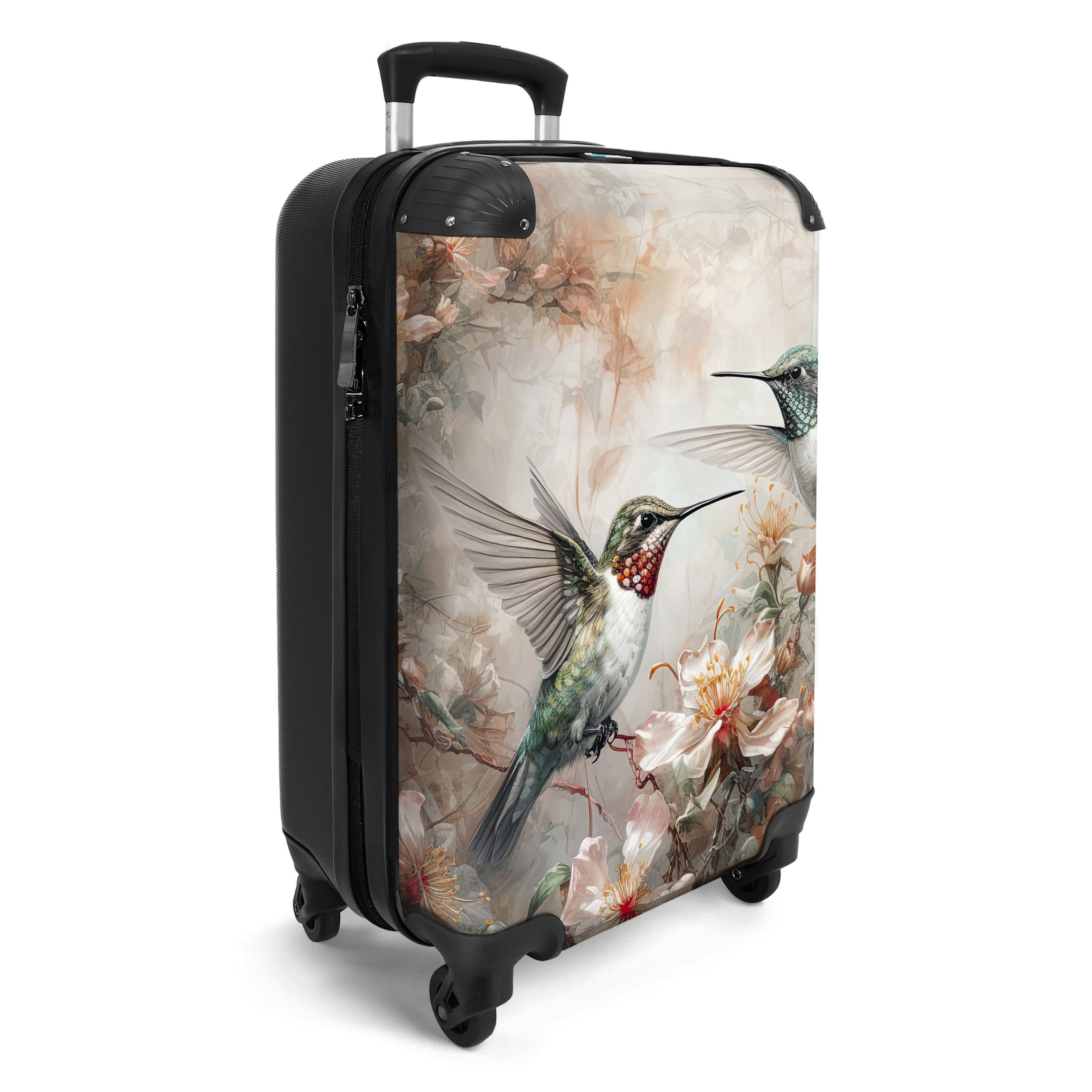 NoBoringSuitcases.com© Hartschalen-Trolley Kolibri - Vögel - günstig online kaufen