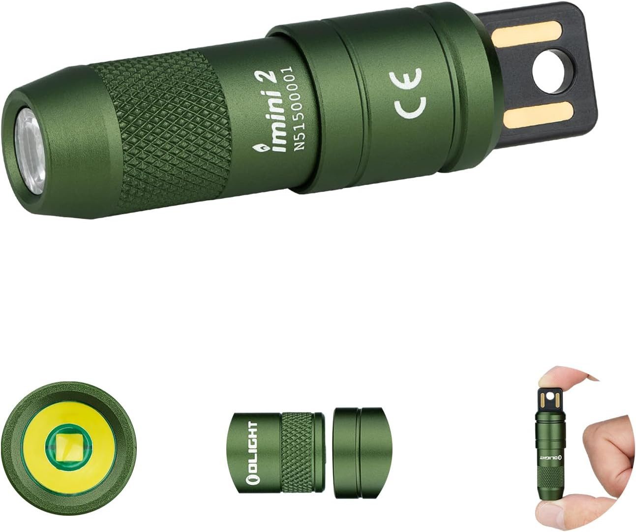 Taschenlampe iMini 2 Mini LED USB wiederaufladbare Taschenlampe