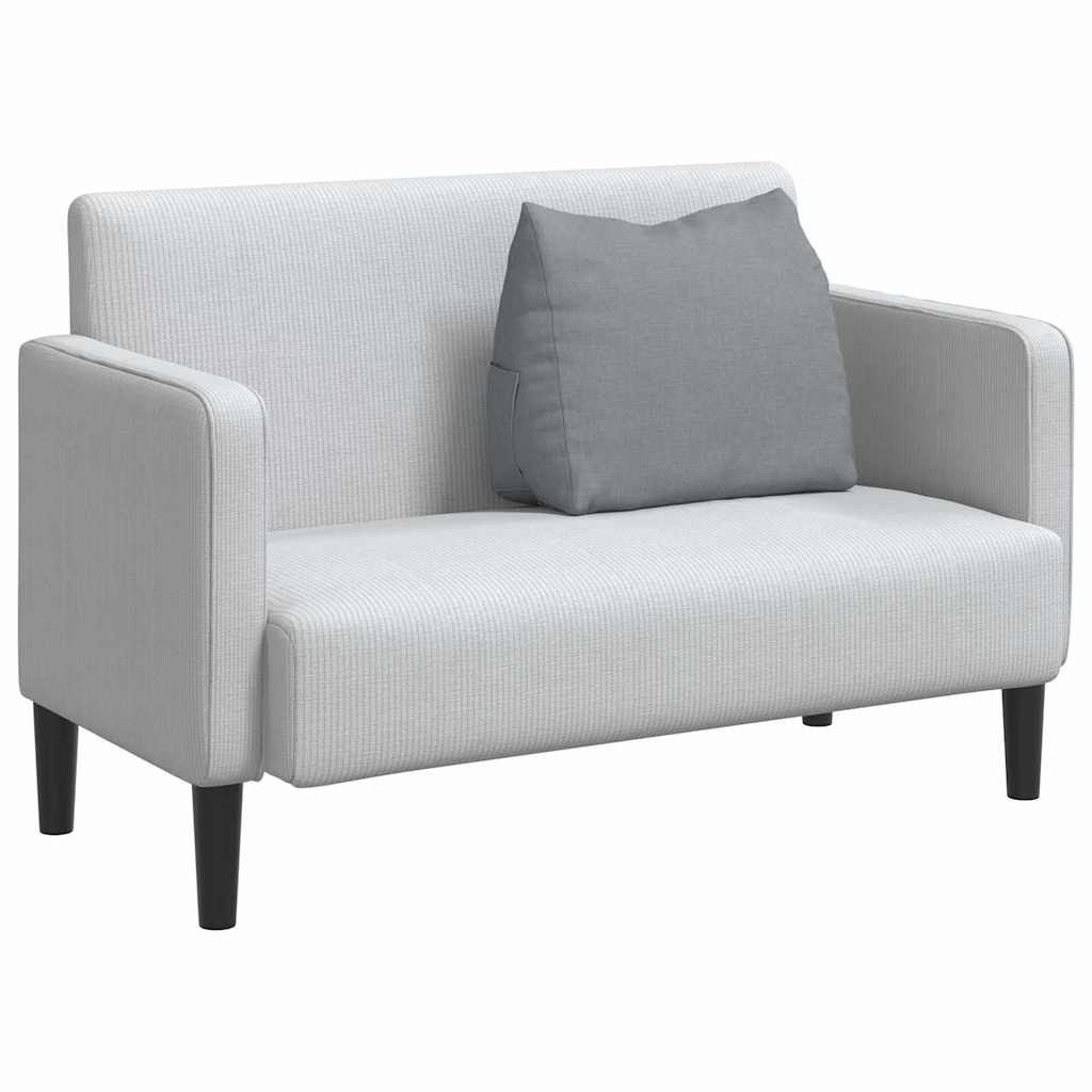 vidaXL Rückenkissen Rückenkissen Hellgrau 60 x 20 x 50 cm Stoff, 1-tlg.