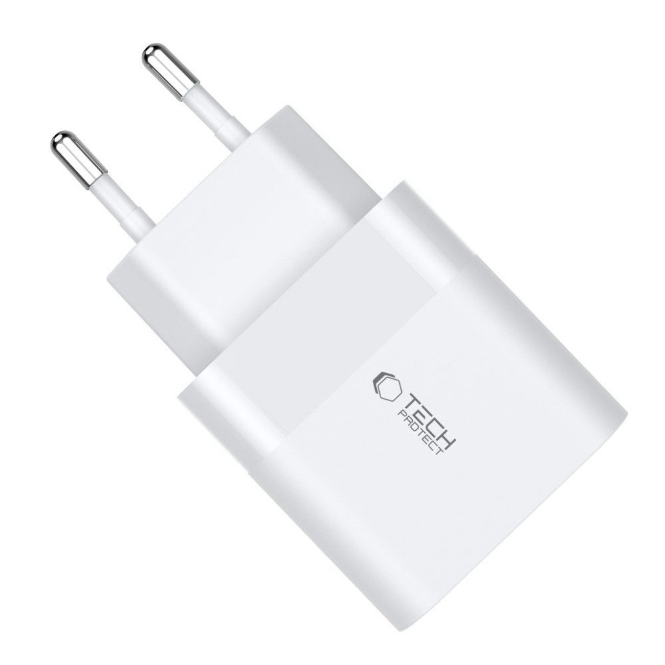 TECH PROTECT C30W USB-Ladegerät (3000 mA, Einzelartikel, 1 x Tech-Protect C30W Ladegerät, 30 W Dual-Port Ladegerät mit Power Delivery und Quick Charge)