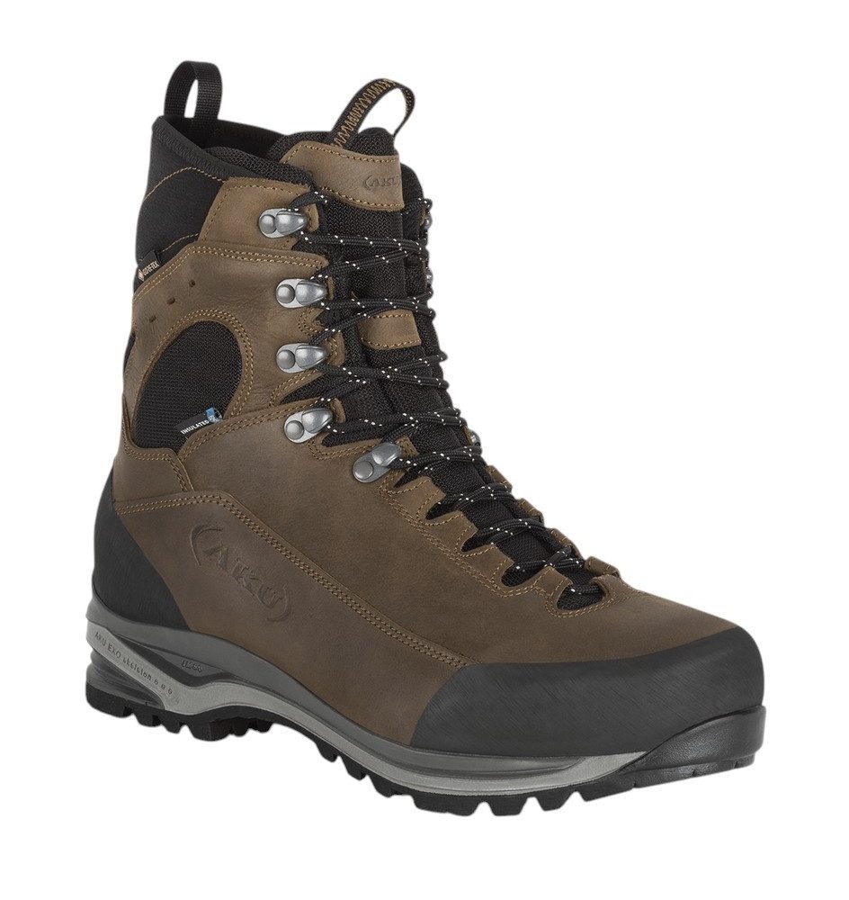 AKU Bergstiefel-Alpine Superalp Therm200 GTX (Leder, wasserdicht) braun Wanderschuh