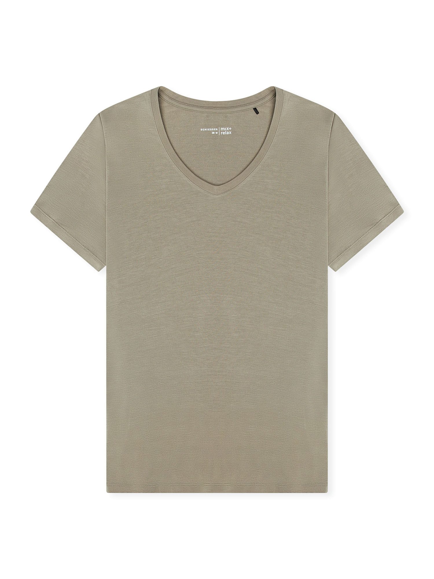 Schiesser Pyjamaoberteil Mix Relax Schlafshirt, Pyjama Shirt, Nachtshirt