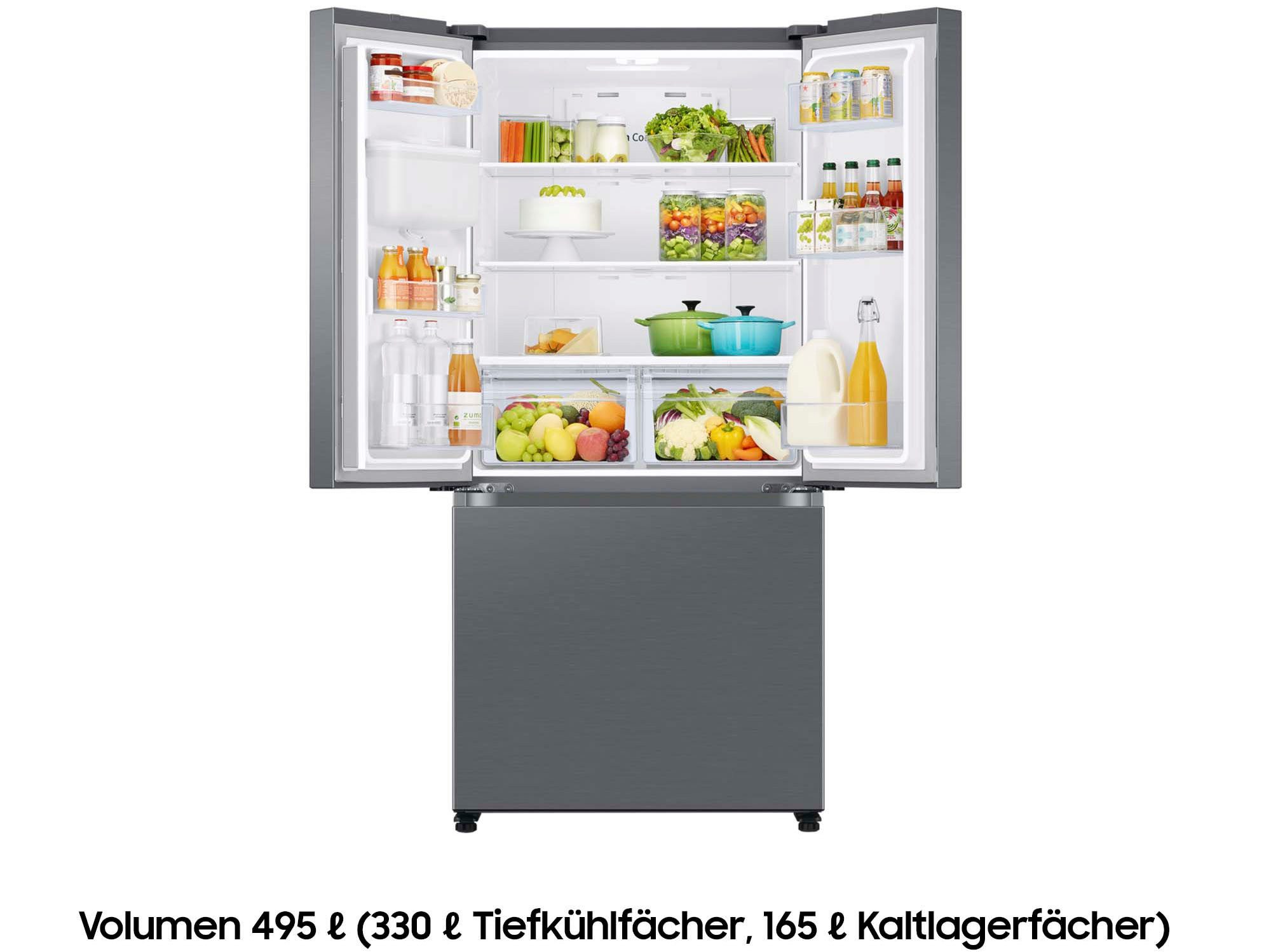 Samsung French Door RF5000 RF50C530ES9, 177,6 cm hoch, 81,7 cm breit, Auto Ice Maker per Festwasseranschluss