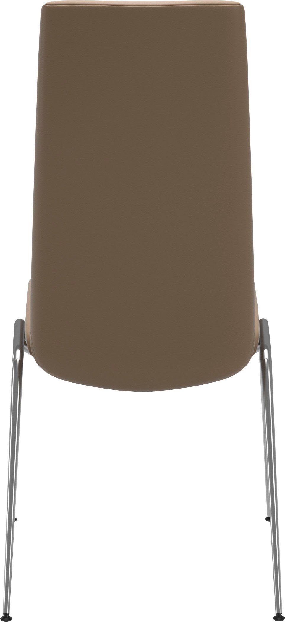 Polsterstuhl glänzend in Größe Laurel, Stressless® Chrom Stahl Back, Beinen aus mit M, High