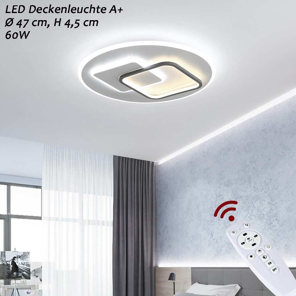 Eurohandisplay LED Deckenleuchte LED Deckenleuchte mit Fernbedienung Lichtf günstig online kaufen