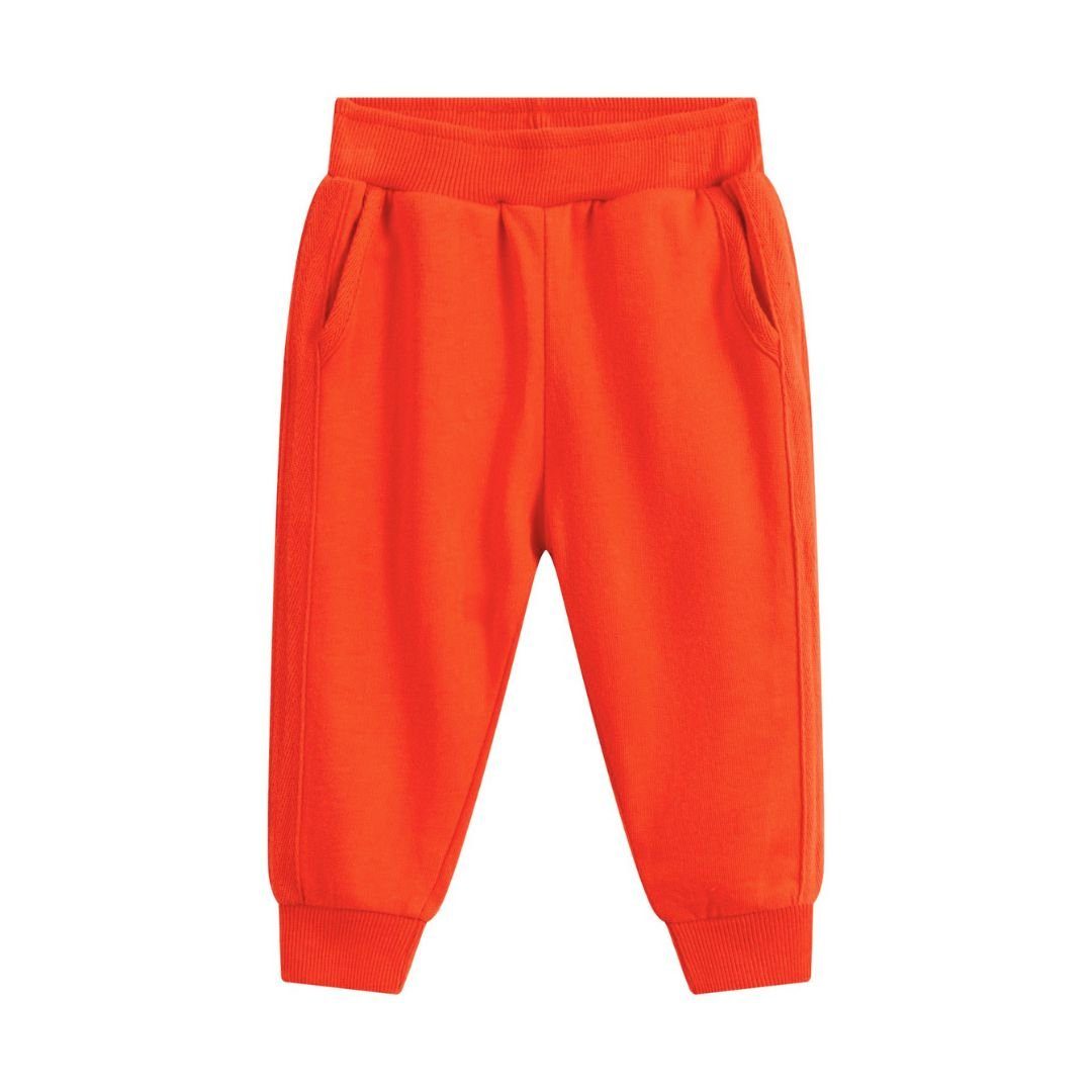 suebidou Jogginghose Freizeithose Sporthose Stoffhose für Jungen orange