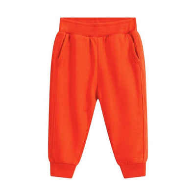 suebidou Jogginghose Freizeithose Sporthose Stoffhose für Jungen orange