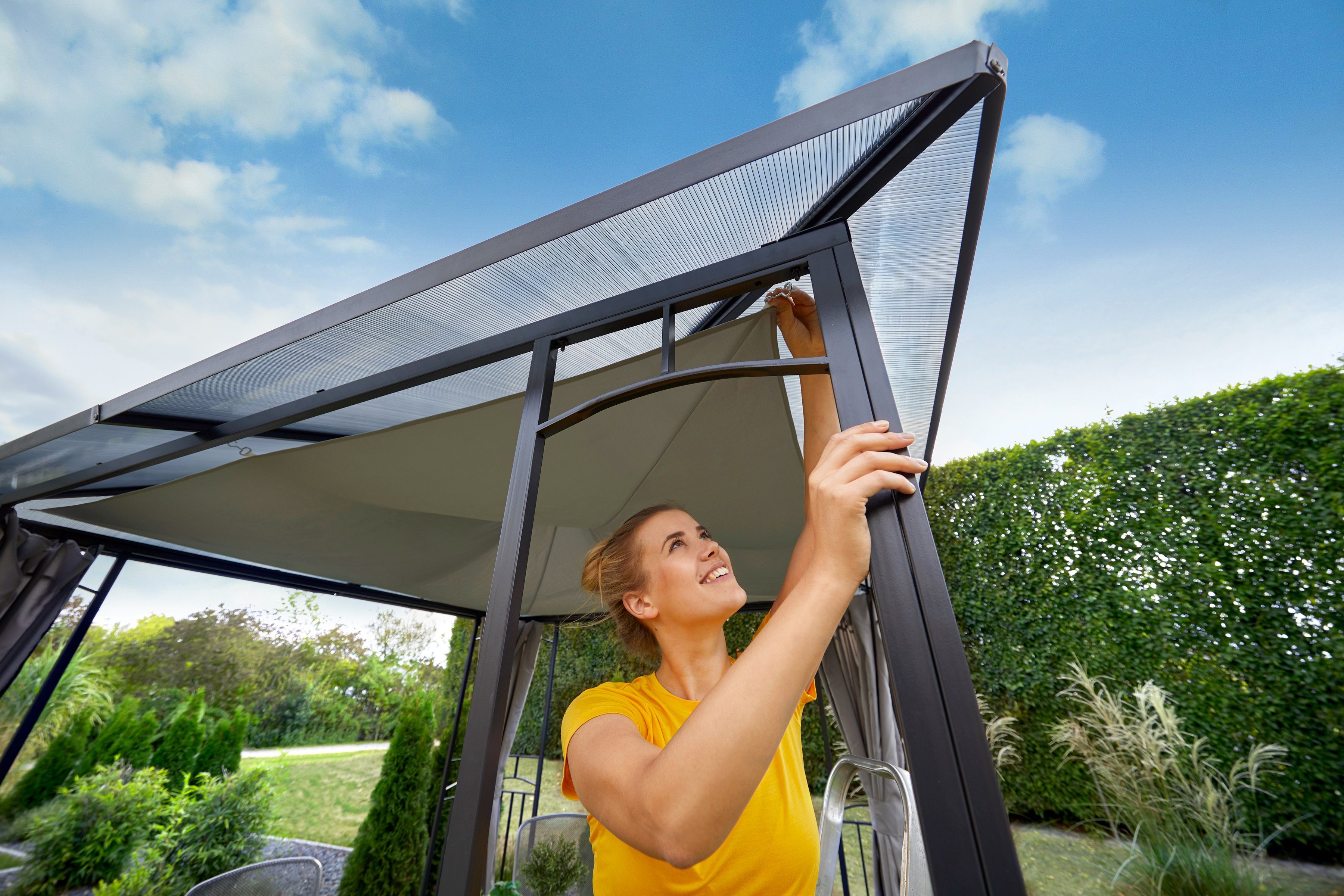 KONIFERA Sonnensegel, BxT: 300x400 cm für Pavillon Barbados günstig online kaufen