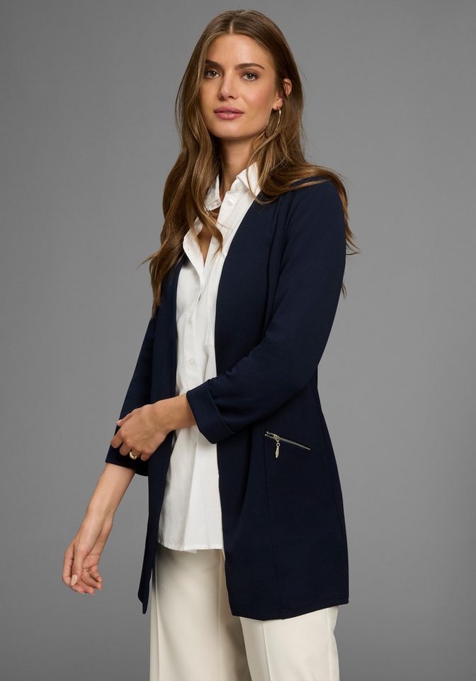 Laura Scott Longblazer mit Reißverschlüssen