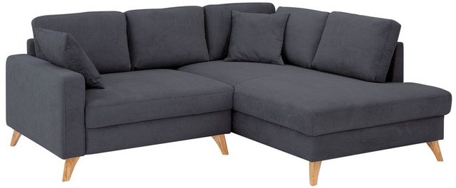 Home affaire Ecksofa »Stanza Luxus«, besonders hohe Belastbarkeit pro Sitzplatz: 140 kg, incl. 2 Zierkissen-Otto