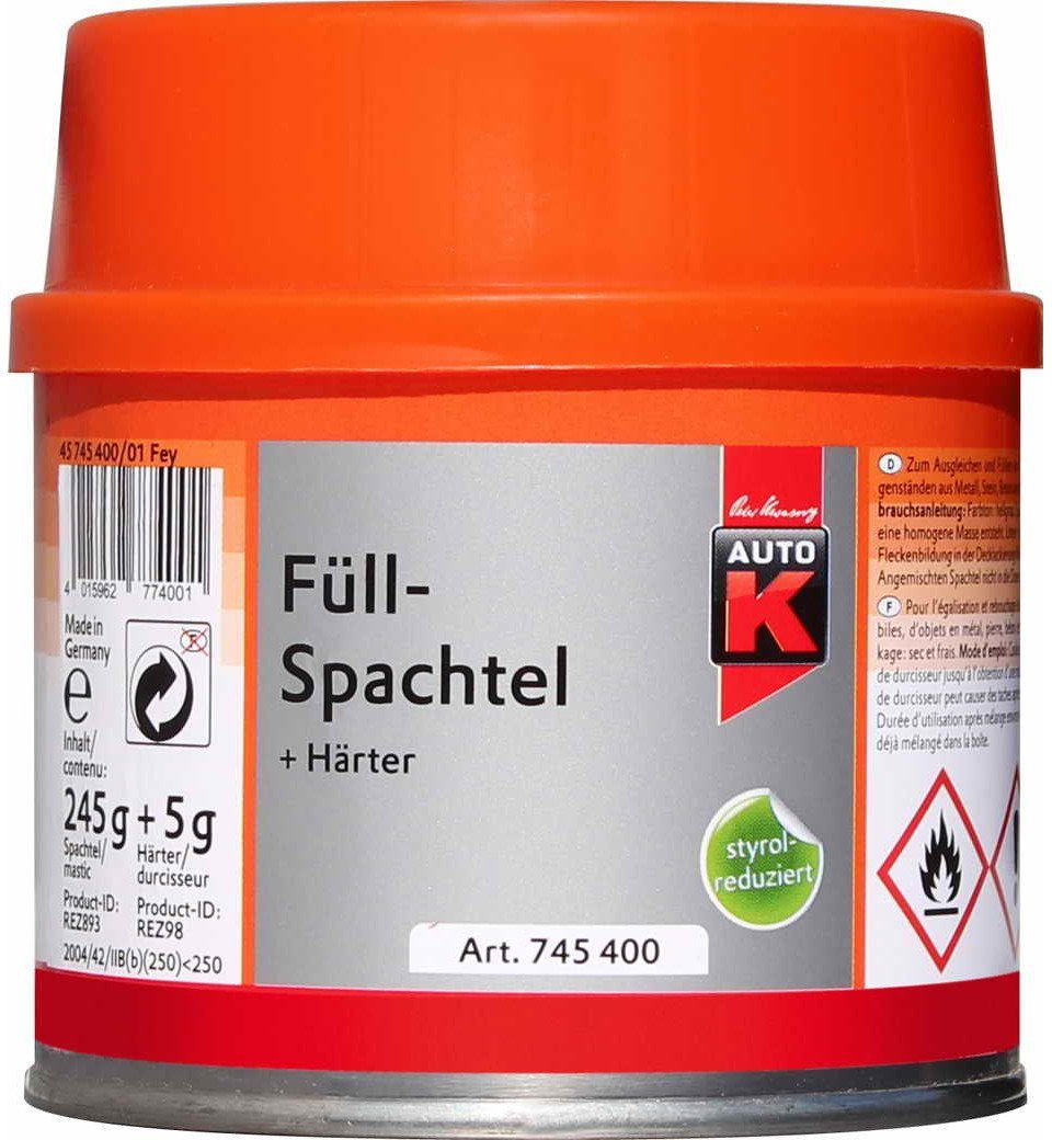Auto-K Breitspachtel Auto-K Füllspachtel + Härter 250g