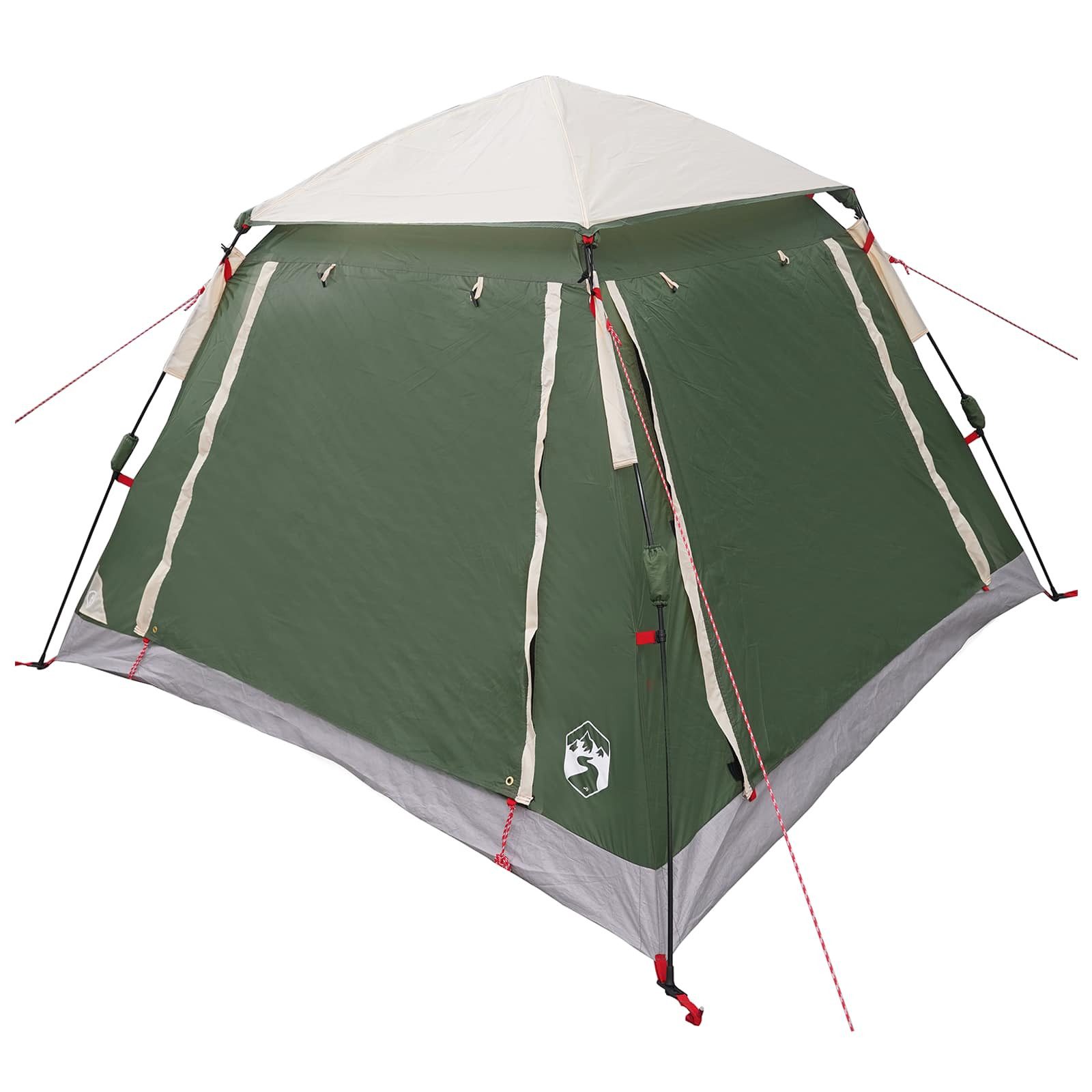 vidaXL Gruppenzelt Sofort-Zelt mit Regenhaube für 3 Personen, schnell abnehmbar, (1 tlg)