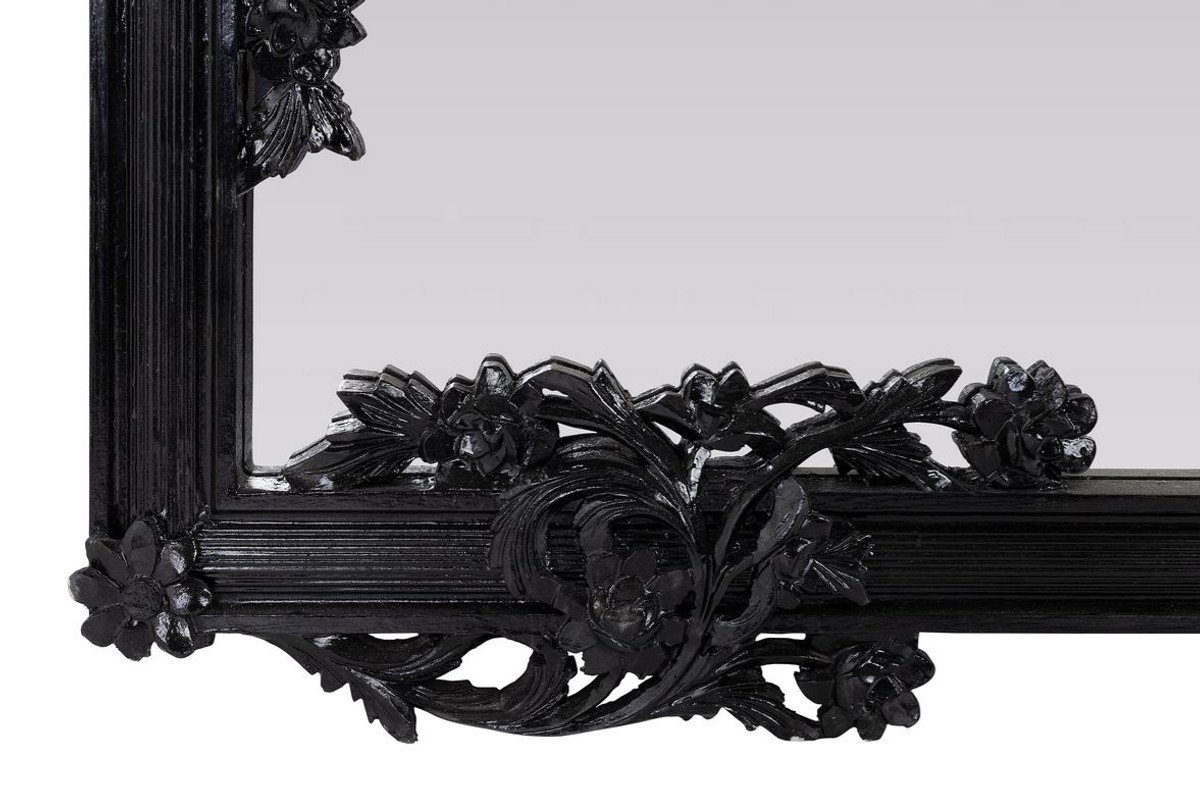 Wandspiegel Schwarz Barockstil H. Casa 224 Spiegel x cm / - Barock 122 Barockspiegel Möbel Padrino