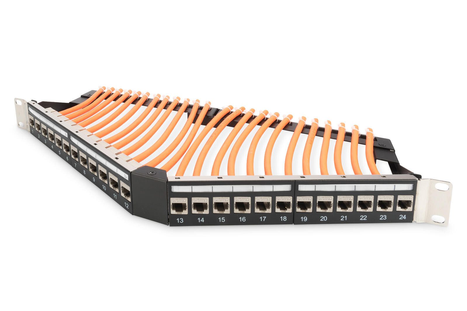 Digitus CAT 6A Keystone Modul, geschirmt mit intelligentem Netzwerk-Switch