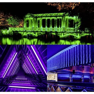 Sygonix LED Stripe LED-Streifen für den Außenbereich, App steuerbar, Leuchtmodi einstellbar, mit Fernbedienung, flexibel