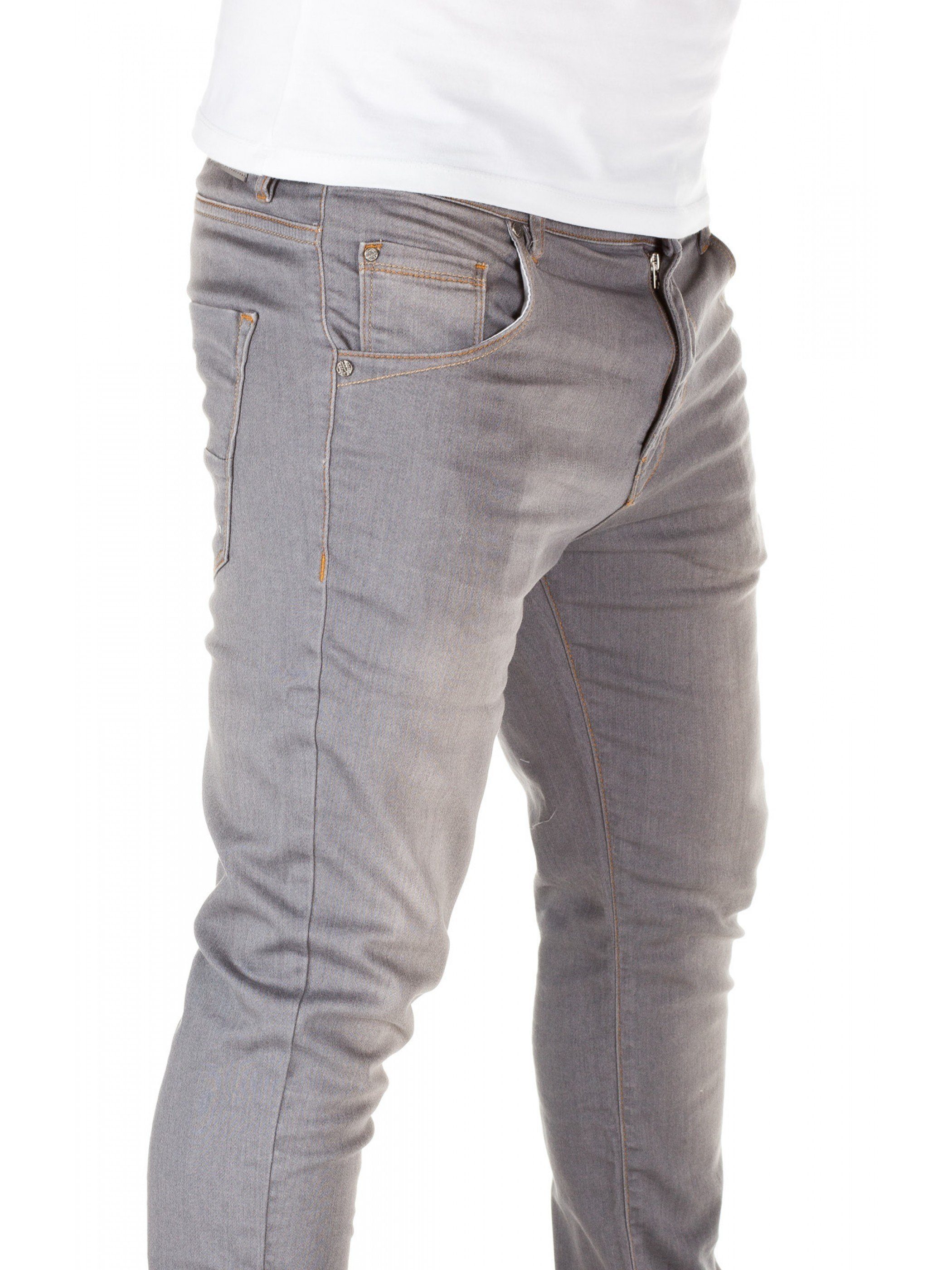 (grey 5-Pocket-Style Yazubi Slim-fit-Jeans Steve grau Stretch used 10060) Jeans