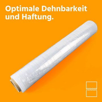 Wrap It Berlin Schutzfolie Stretchfolie, (6-St), Stretchfolie, universal Palettenfolie, Verpackungsfolie, 6 Rollen