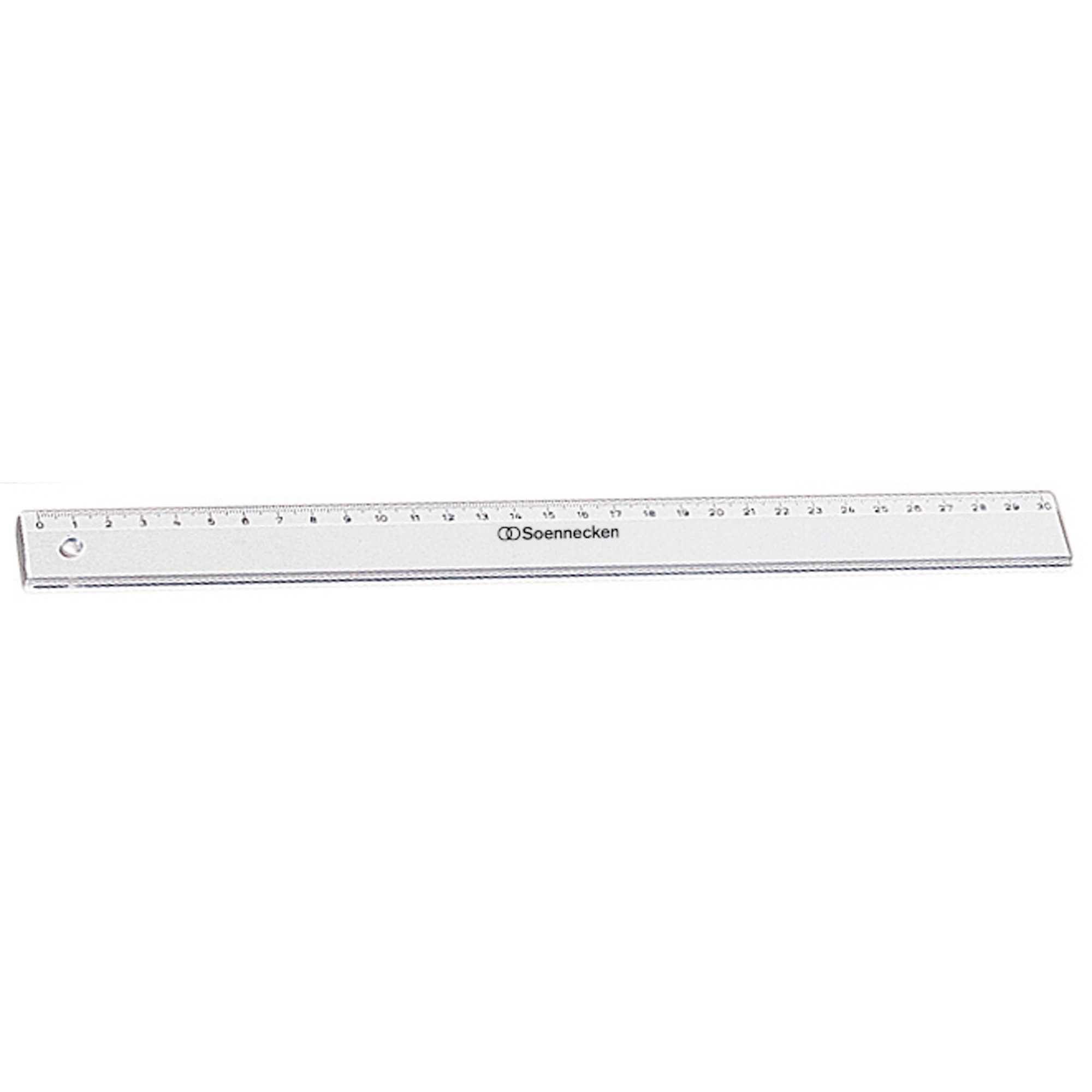 Soennecken Lineal Lineal 1821 30cm Polystyrol transparent