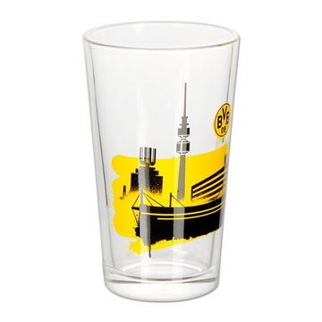 BVB Gläser-Set BVB Wasserglas Skyline (2 Stück), Glas