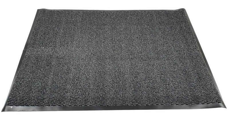 Fußmatte Schmutzfangmatte 120 x 80 cm anthrazit Fußmatte Rutschfester Teppich, sesua