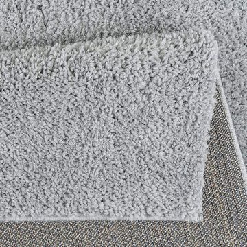 Hochflor-Teppich »Plainy«, Carpet City, rechteckig, Höhe 30 mm, Shaggy Polyester Teppich, besonders weich, Uni Farben, Wohnzimmer, Schlafzimmer