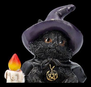 Figuren Shop GmbH Fantasy-Figur Hexen Katzen Figur - Familiars Spell - Fantasy Dekofigur Tierfigur