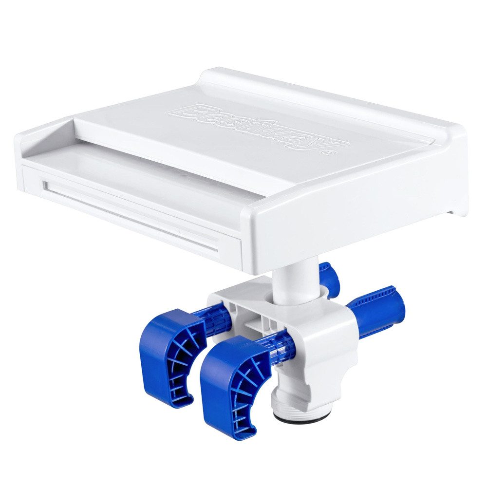 BESTWAY Wasserfall Poolbrunnen Wasserspiel Schwallbrunnen, 35.0 cm Breite, (Spar-Set, 1 tlg., 35 x 26 x 30 cm IP67), 7 Farben, 8 Modi, IP67, werkzeuglose Montage