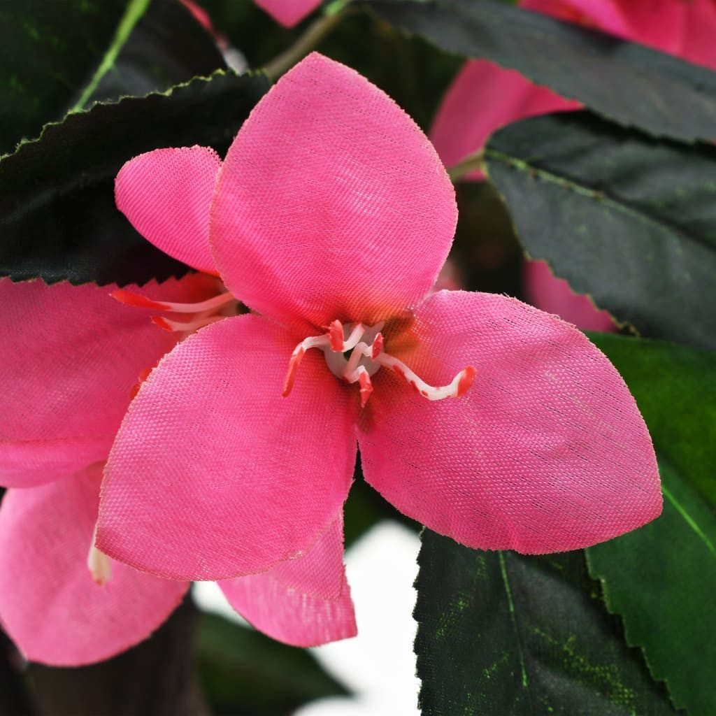 Künstliche Zimmerpflanze Künstliche Rhododendron-Pflanze mit Topf günstig online kaufen