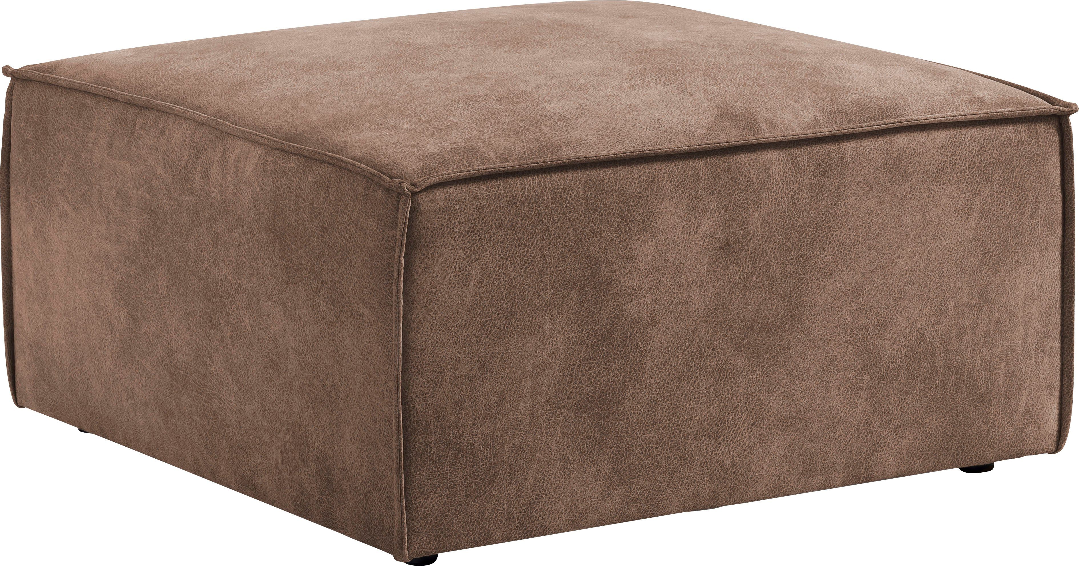 Home affaire Hocker "SHERWOOD" Hocker quadratisch, ideale Ergänzung zum Lov günstig online kaufen